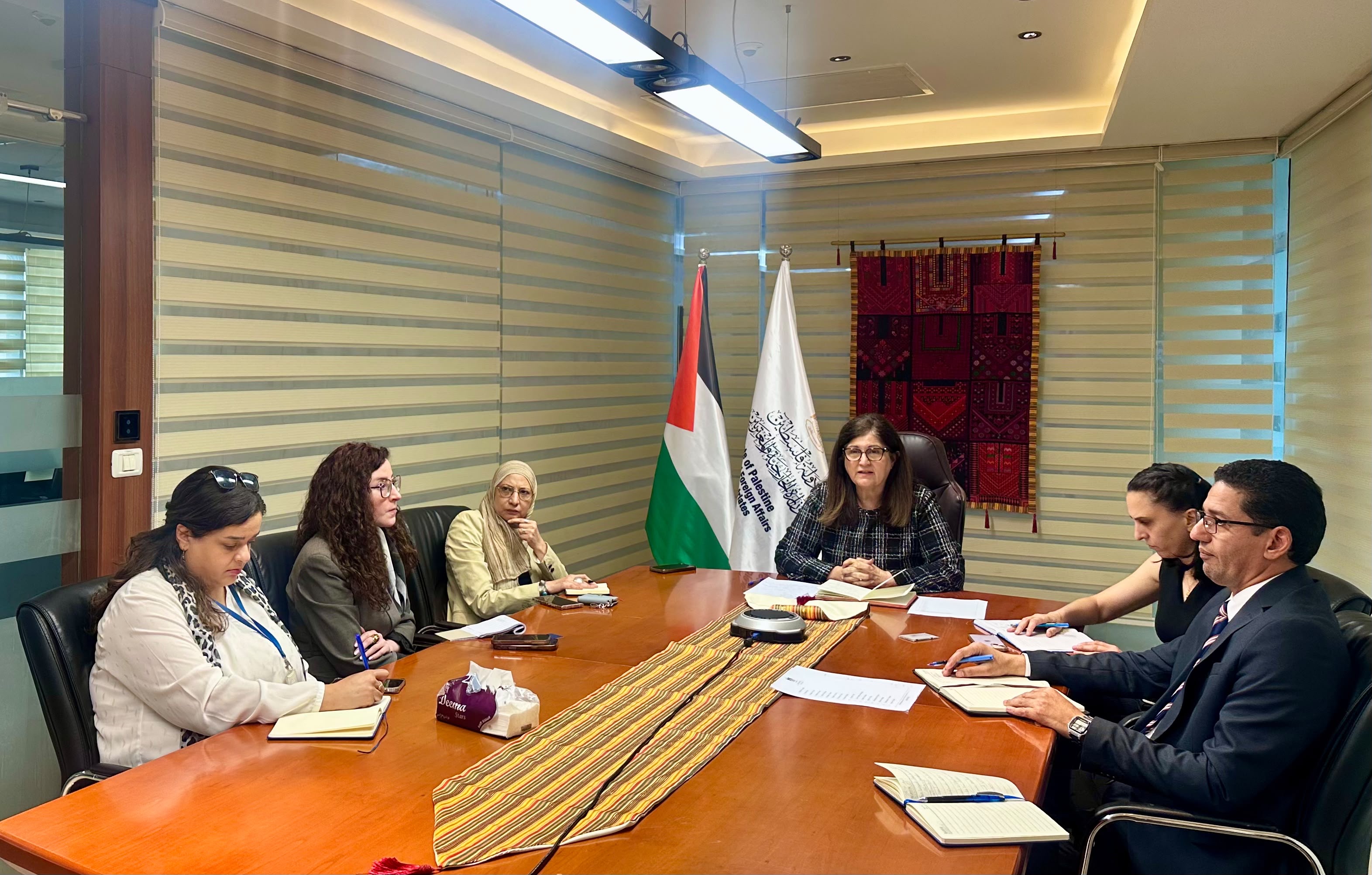 وزيرة الخارجية تقدم إحاطتين للسفراء العرب والأجانب